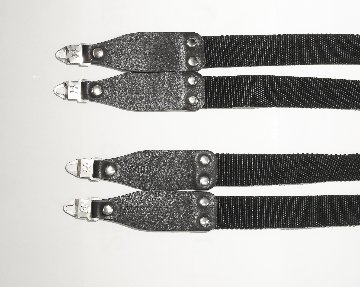 ハッセルブラッド 用、 ネックストラップ 刻印ハッキリ　ナイロン製 グレーライン（新品）の画像