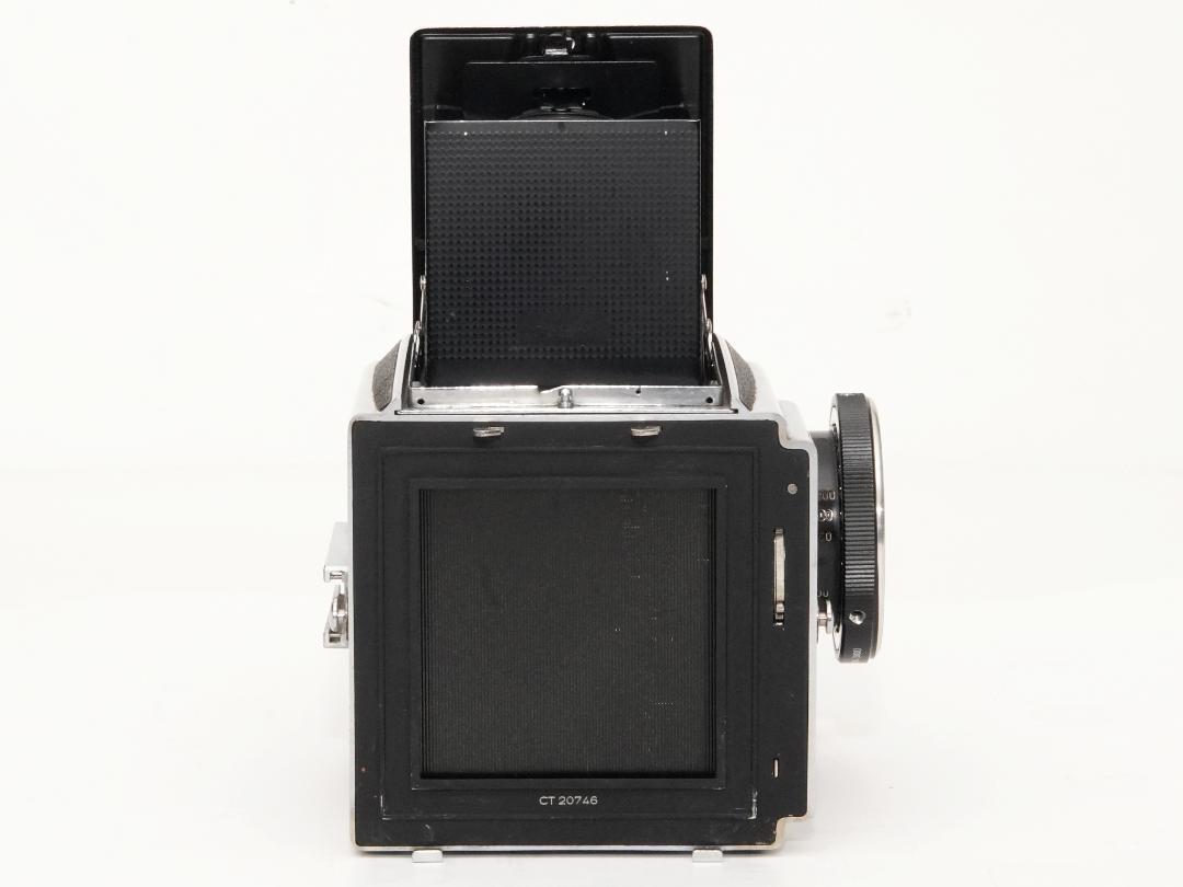 Hasselblad 1000F カメラ フォーカルプレンシャッター付 (B～1/1000) 80/2.8 Tessar 付 (Carl Zeiss) 12枚撮りマガジン ウェストレベルファインダー付の画像