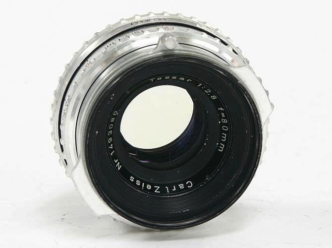 Hasselblad 1000F カメラ フォーカルプレンシャッター付 (B～1/1000) 80/2.8 Tessar 付 (Carl Zeiss) 12枚撮りマガジン ウェストレベルファインダー付画像