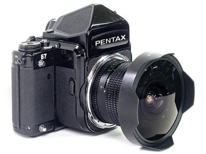 H-P67ボデー + レンズ セット Hasselbladのレンズを使用して6×7cm、 30/3.5 Zodiak 付 (対角線魚眼レンズ付)  TTLプリズムファインダー付の画像