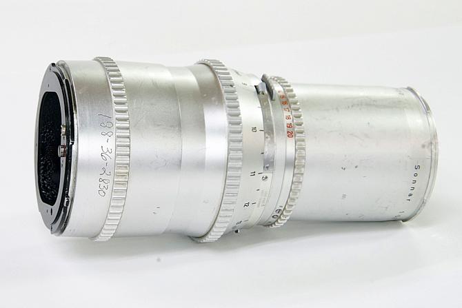 250/5.6 Sonnar (Cレンズ) ハッセルブラッド Vシリーズ用  シンクロコンパーMXVシャッター付 B50-55mmフィルターアダプタリング付画像