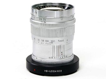 125/2.5 HEKTOR (Canada-Leitz) V-シリーズ,ハッセルF用 純正レンズフード 純正前後キャップ付 （レンズ+マウントリングの販売）画像