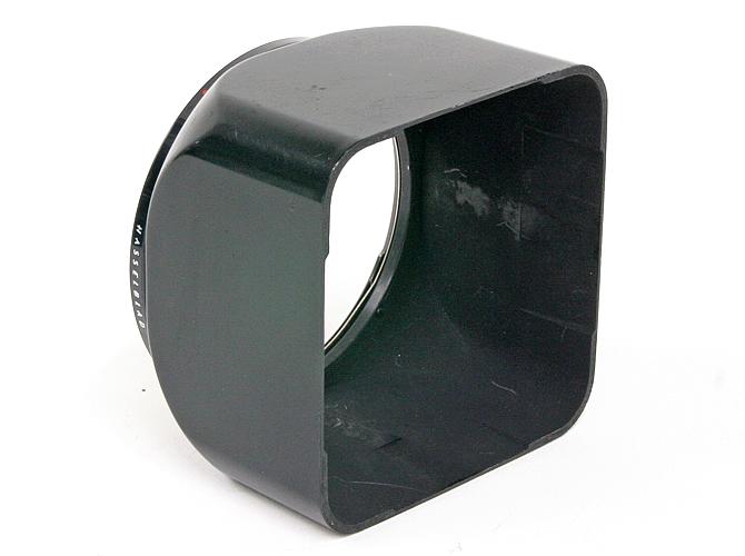 ハッセルレンズフード (B-70) 110ミリ～250ミリ用　プラスチック製 F.FE兼用 　深さ6cm 新品同様,元箱付の画像