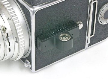 ハッセルブラッド 水準器 カメラボデーの横に取り付け画像