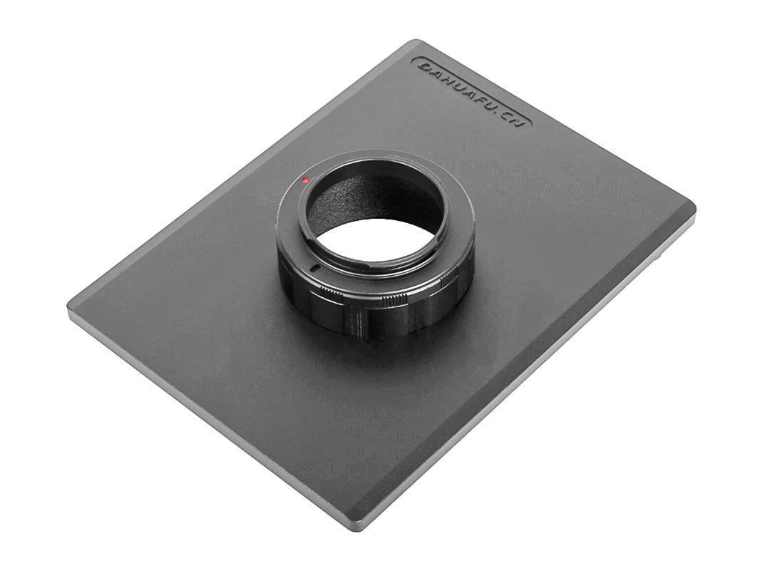 アダプター  Nikon   digitalカメラを−4×5inカメラへ 国際規格機構カメラ用の画像