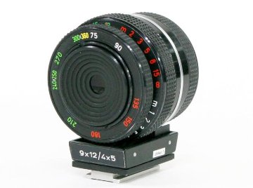 Linhof　4×5in 用 マルチフォーカスビューファインダー リンホフマスターテヒニカ4×5in用& リンホフスーパーテヒニカ4×5in用 75mm～360mm ズーム式画像