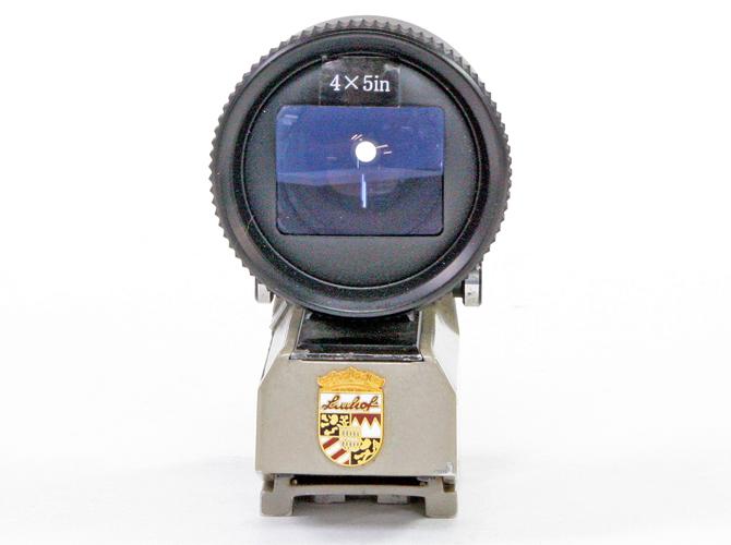 Linhof　4×5in 用 マルチフォーカスビューファインダー リンホフマスターテヒニカ4×5in用 & リンホフスーパーテヒニカ4×5in用 75mm～360mm ズーム式画像