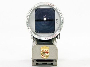 Linhof 製 4×5in 用 マルチフォーカスビューファインダー 、全ての4×5in  camera用レンズ選択ズームfinder75mm〜360mm ｜カメラのマツバラ光機