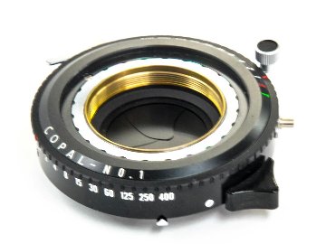 Copal 1番 shutter レンズボード留めリング有り、 新品、デッド