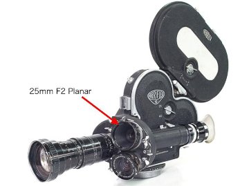 25/2 Planar (Carl Zeiss) Arriflex-S mountの画像