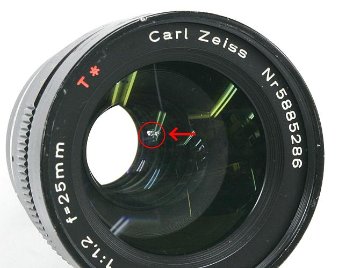 25/1.2 Distagon T☆ (Carl Zeiss) Arriflex B mountの画像