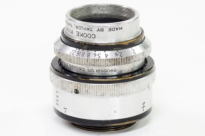 25/1.5 COOKE KINIC Taylor-Hobson  (England)  Cマウント  ノーコートの画像
