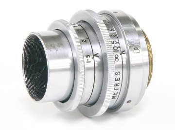 25/1.5 Speed Anastigmat DALLMEYER  (England)  Cマウント メタルレンズフード付　コーティング有りの画像