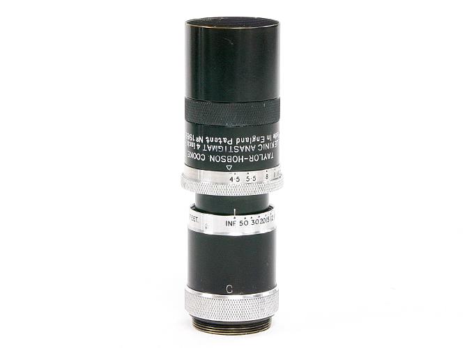 100/4.5 TELEKINIC ANASTIGMAT (TAYLOR-HOBSON-COOKE)  Cマウント メタルフード付き、前後キャップ付の画像