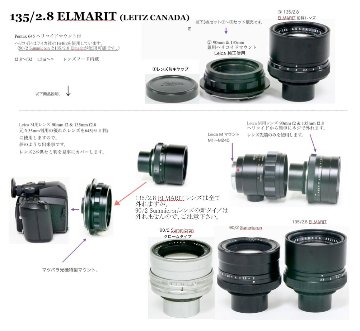 Pentax 645用､　135/2.8 ELMARIT (Leica 製) ヘリコイドリング付 画像