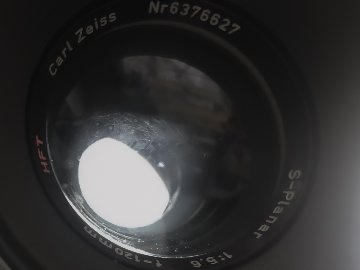 120/5.6 S-Planar HFT (Carl Zeiss) Rollei SL66 & 66SE 用  前後キャップ付の画像