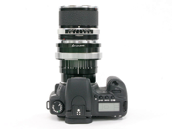 アダプターring Rollei SL66レンズを使用アダプター Canon/EOS/EFカメラ用 ヘリコイド付,56mm～78mm  ∞ OK画像