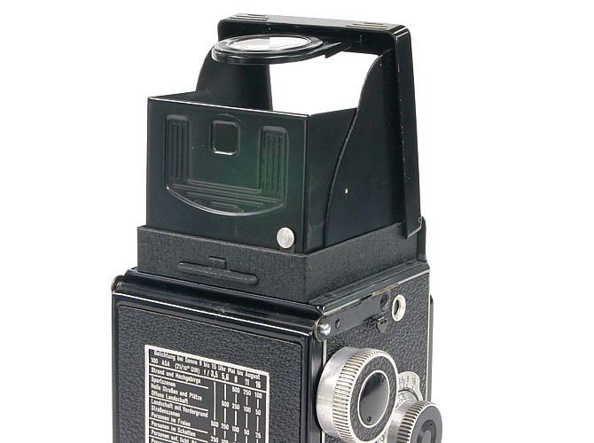 Rollei Cord III型,  75/3.5 Xenar (Schneider) Compur シャッター 画像