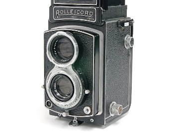 Rollei Cord III型,  75/3.5 Xenar (Schneider) Compur シャッター 画像