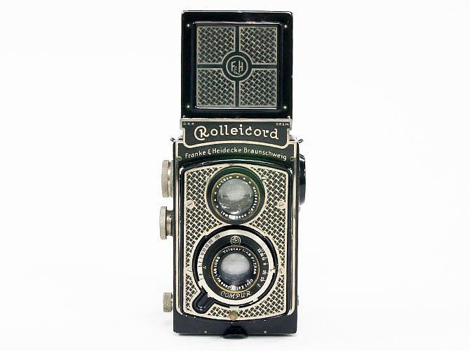 Rollei Cord　(金ピカコード) 75/4.5 Triotar (Carl Zeiss Jena) Compur シャッター の画像
