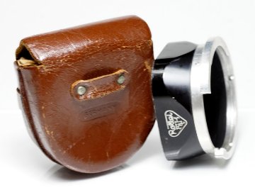 Rollei  Ⅱ型 用金属製レンズフード､　Planar, Xenotar 3.5F､D. E用､　ケース付､画像