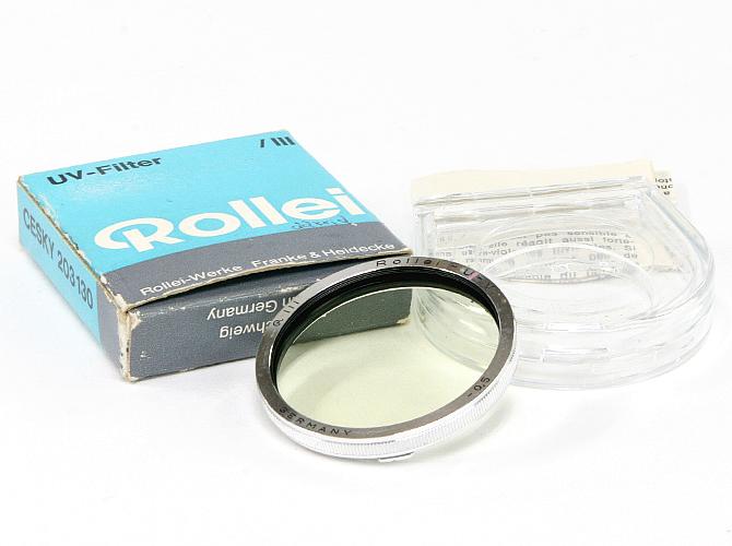 Rollei Ⅲ 型 UVフィルター 化粧箱付、Pケース付の画像