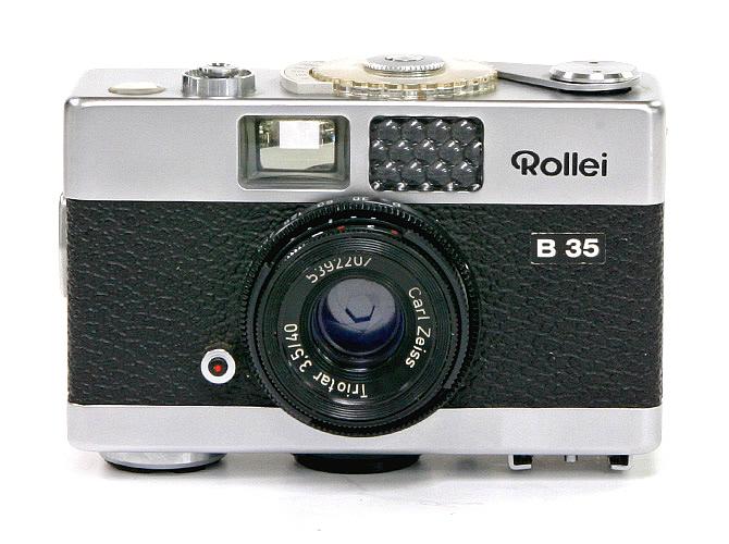 Rollei B35 (白) Germany 製,Rare 40/3.5 Triotar (沈銅式) 263gの画像
