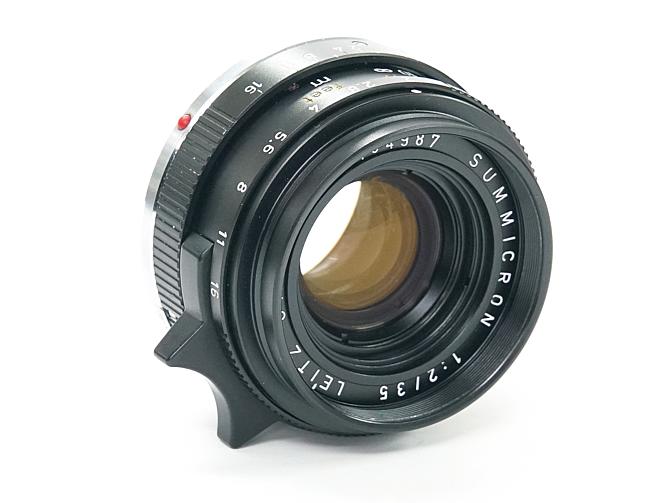 35/2 Summicron  L#2484987  ライカM用 元箱、メタルレンズフード 42Φ(カブセ) 前後レンズキャップ 純正UVaフィルタ付 距離計連動の画像