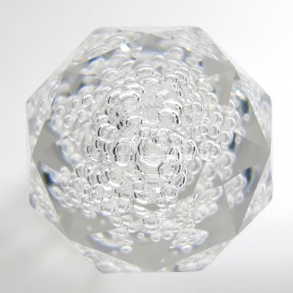 ダイヤモンドカット泡シフトノブ　クリアー画像