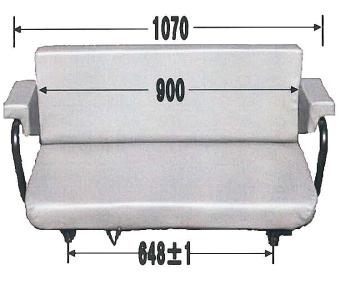 汎用長イス(ベンチシートタイプ)画像