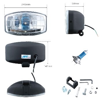 ハロゲン・ドライビング・ランプ　LED付き　２４V車用の画像