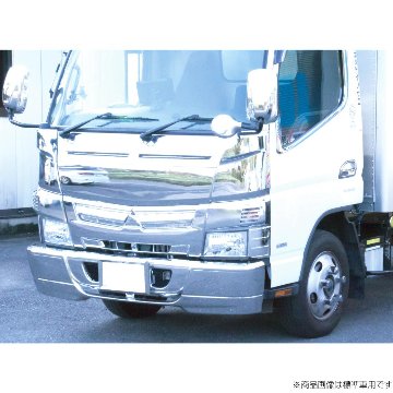 フロントグリル　ブルーテックキャンター　ワイド車用　オールメッキタイプの画像
