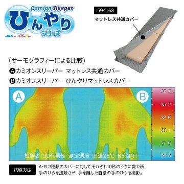 カミオンスリーパー　ひんやりカバーセット画像