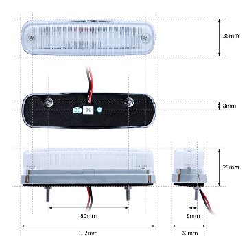 LED 車高灯ランプNEO 3D画像