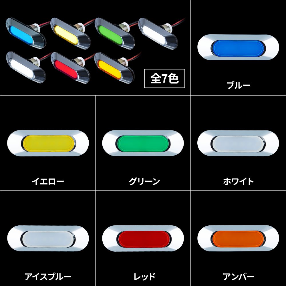 フラットマーカー　ユーロスタイル　楕円型画像