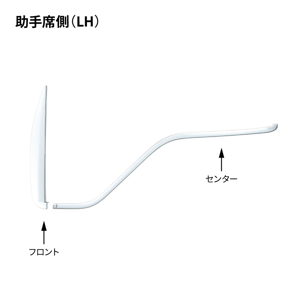 ドアウインドウガーニッシュ　R/Lセット 　’07エルフローキャブ車/PMエルフ/NEWエルフの画像