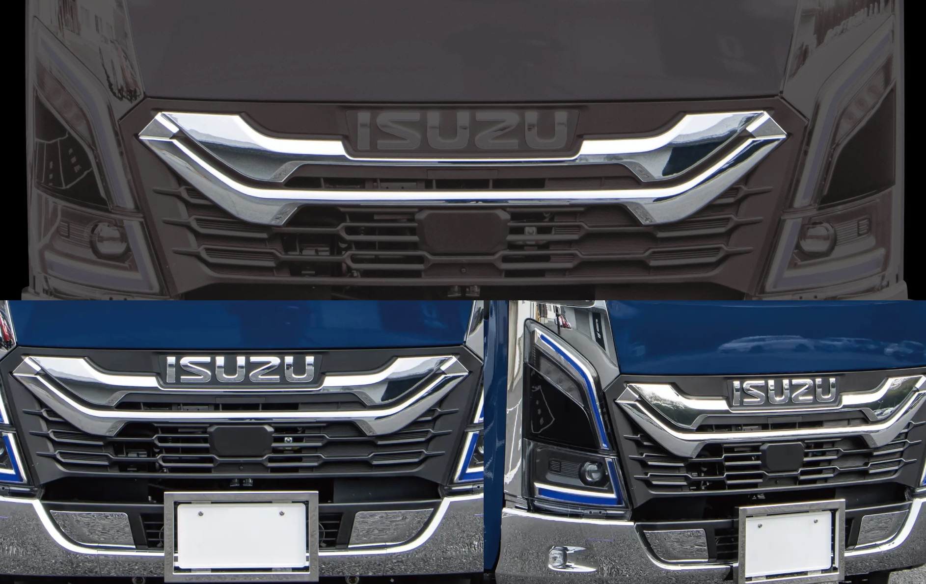 フロントグリル　’23エルフ　ローキャブ車の画像