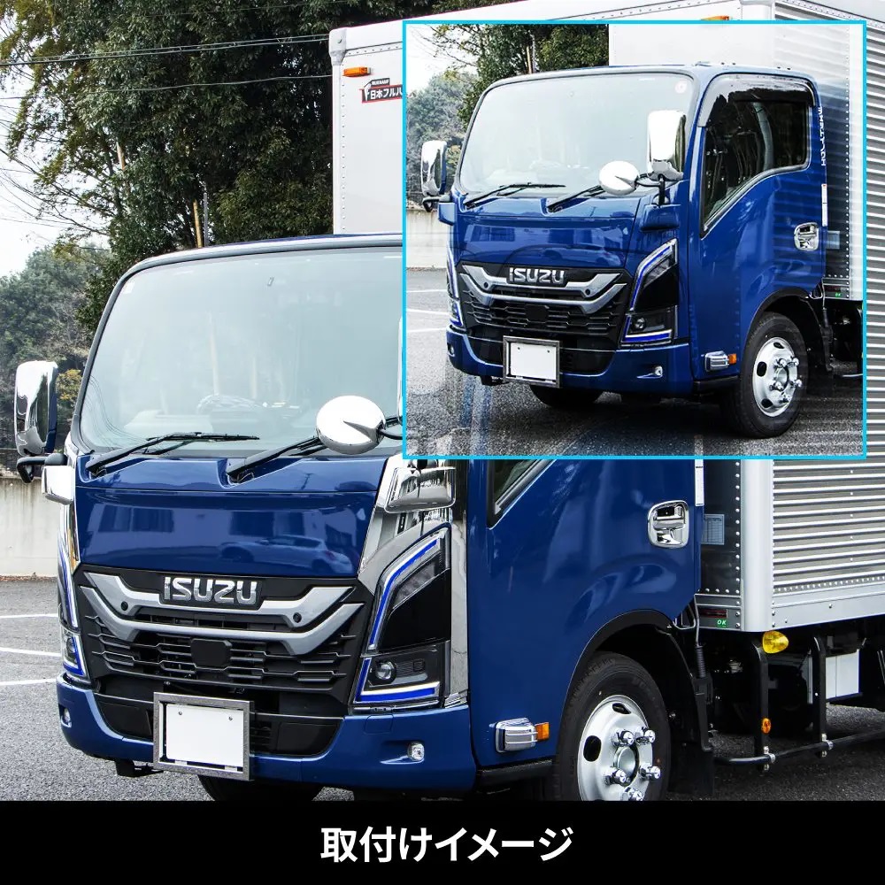 ’23エルフ　コーナーパネル　ローキャブ車の画像