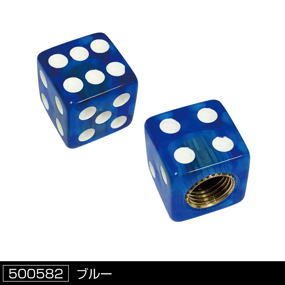 エアーバルブキャップ　サイコロの画像