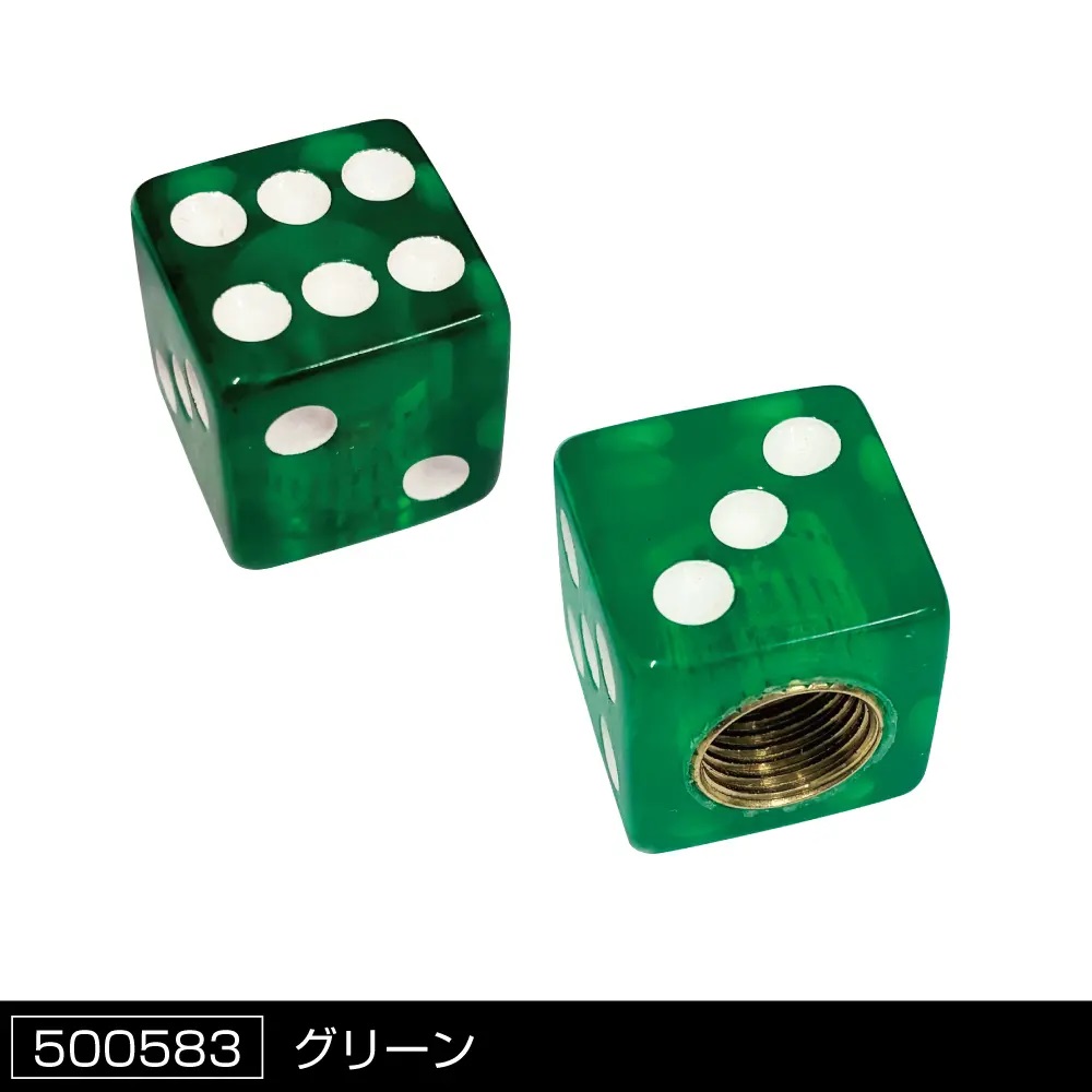 エアーバルブキャップ　サイコロの画像