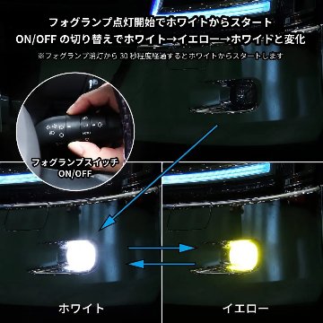 LEDハイパワーフォグランプバルブ　L1B　ホワイト/イエローの画像