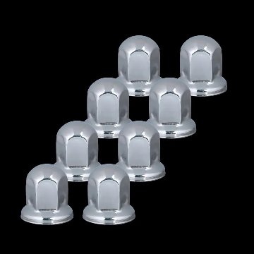 丸型ナットカバー　ISO33ｍｍ　ステンレス/クロームメッキの画像