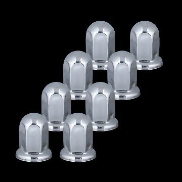 丸型ナットカバー　ISO33ｍｍ　ステンレス/クロームメッキの画像