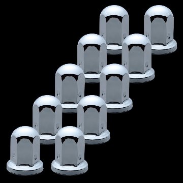丸型ナットカバー　ISO33ｍｍ　ステンレス/クロームメッキの画像