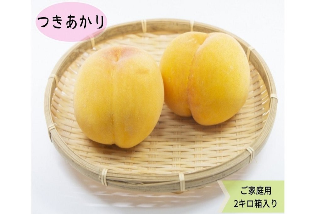 あらかわの桃　つきあかり（7月中下旬以降）2kg箱（訳あり）送料込み！数量限定！の画像