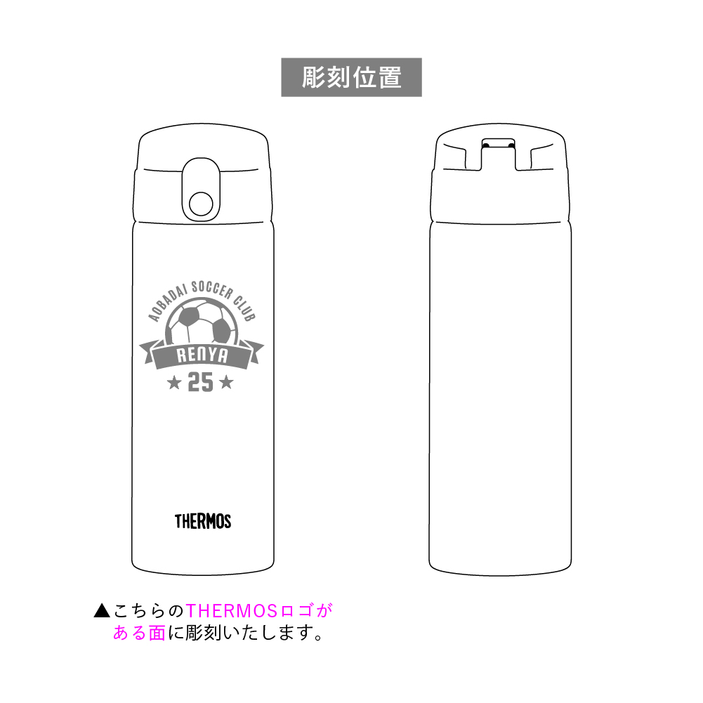 サーモス FKA-500 真空断熱ストローボトルの画像