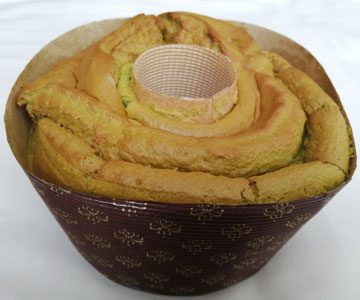 抹茶の米粉シフォンケーキ画像