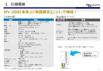 冷蔵機能付きマルチロール自販機の画像