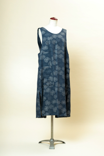 服の型紙_KP-043_エプロン・ワンピース（裏なし）の画像