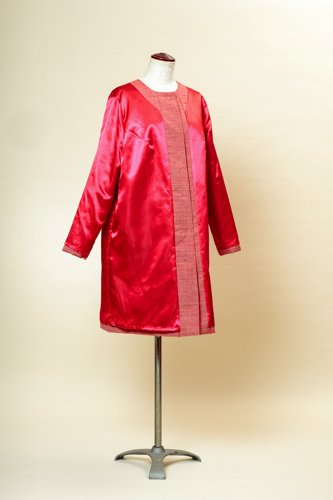 服の型紙_衿なしコート（裏付き）の画像